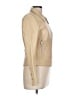 Identify 100% Leather Ivory Leather Jacket Size 10 - photo 4
