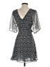 ALLSAINTS 100% Polyester Polka Dots Black Casual Dress Size 0 - photo 2