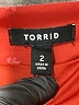Torrid 100% Rayon Floral Red Casual Skirt Size 2X Plus (2) - photo 4