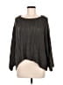 Blu Pepper Metallic Gray Pullover Sweater Size M - photo 1