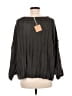Blu Pepper Metallic Gray Pullover Sweater Size M - photo 2