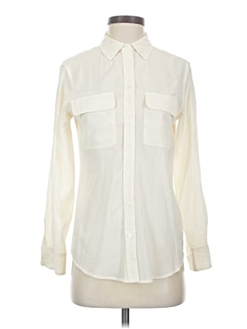 Equipment Long Sleeve Button-Down Shirt (view 1)