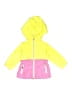 Pink Platinum 100% Polyester Color Block Yellow Raincoat 9-12 MO / 12 MO - photo 1