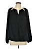 INC International Concepts Black Long Sleeve Blouse Size L - photo 1