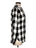 Madewell 100% Viscose Checkered-gingham Black Long Sleeve Button-Down Shirt Size M - photo 4