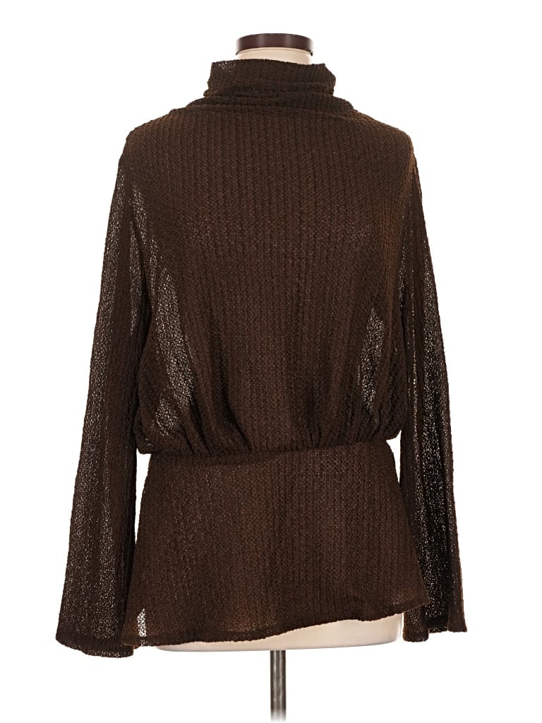 Pre-owned Zara Turtleneck Sweater In Brown