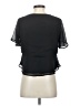 Express 100% Polyester Black Short Sleeve Blouse Size XS - photo 2