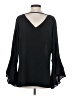 City Chic Black 3/4 Sleeve Blouse Size XXS - photo 2