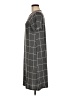Flamingo Plaid Gray Casual Dress Size M - photo 5