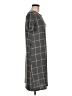 Flamingo Plaid Gray Casual Dress Size M - photo 4