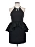 Ali Ro Solid Black Cocktail Dress Size 2 - photo 1