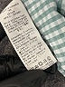 Missguided Checkered-gingham Teal 3/4 Sleeve Blouse Size XL - photo 8