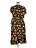 Perceptions Floral Black Casual Dress Size 2X - photo 2