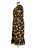 Perceptions Floral Black Casual Dress Size 2X - photo 5