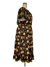 Perceptions Floral Black Casual Dress Size 2X - photo 4