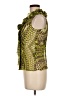 Doncaster Collection 100% Silk Green Sleeveless Silk Top Size 6 - photo 5