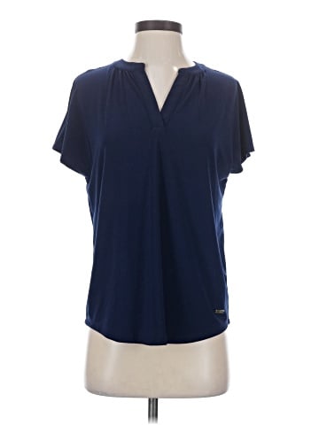 Jones New York Signature Short Sleeve Blouse (view 1)