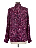 David Lerner 100% Polyester Animal Print Pink Long Sleeve Blouse Size M - photo 2