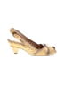 FRYE Gold Heels Size 7 1/2 - photo 1