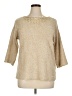 Ruby Rd. Metallic Gold Pullover Sweater Size XL (petite) - photo 1
