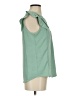 Tamara H. 100% Polyester Green Sleeveless Blouse Size XS - photo 4