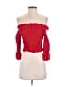 Lovers + Friends Red 3/4 Sleeve Top Size S - photo 1