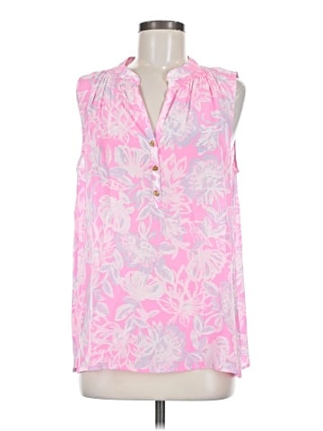 Lilly Pulitzer Sleeveless Silk Top (view 1)