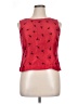 Emma James 100% Polyester Red Sleeveless Blouse Size 14 - photo 1