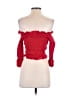 Lovers + Friends Red 3/4 Sleeve Top Size S - photo 2