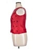 Emma James 100% Polyester Red Sleeveless Blouse Size 14 - photo 5