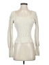 Moon River 100% Cotton Ivory Pullover Sweater Size S - photo 1