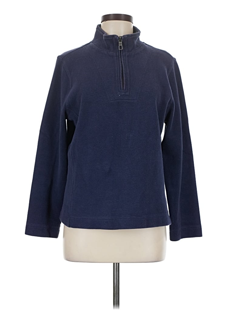 Pre-owned Coldwater Creek Fleece Jacket In Blue