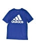 Adidas 100% Polyester Blue Active T-Shirt Size M (youth) - photo 1