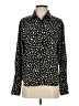 Stateside 100% Polyester Polka Dots Black Long Sleeve Blouse Size XS - photo 1