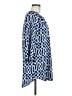 Mud Pie 100% Polyester Blue 3/4 Sleeve Blouse Size M - photo 4