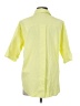 Rhone Yellow 3/4 Sleeve Button-Down Shirt Size S - photo 2