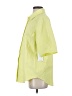Rhone Yellow 3/4 Sleeve Button-Down Shirt Size S - photo 5