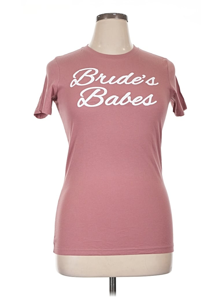 Pre-owned Bella+canvas Short Sleeve T-shirt In Pink