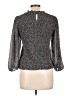Express Outlet Gray Long Sleeve Blouse Size L - photo 2