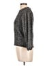Express Outlet Gray Long Sleeve Blouse Size L - photo 5