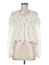 Venus 100% Polyester Ivory Long Sleeve Blouse Size 8 - photo 1