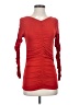 Enza Costa Red Long Sleeve Top Size S - photo 1