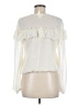 Venus 100% Polyester Ivory Long Sleeve Blouse Size 8 - photo 2