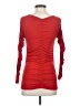 Enza Costa Red Long Sleeve Top Size S - photo 2