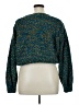 Cider 100% Polyester Tweed Teal Cardigan Size XL - photo 2