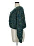 Cider 100% Polyester Tweed Teal Cardigan Size XL - photo 5