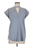 Express Outlet Gray Short Sleeve Blouse Size M - photo 1