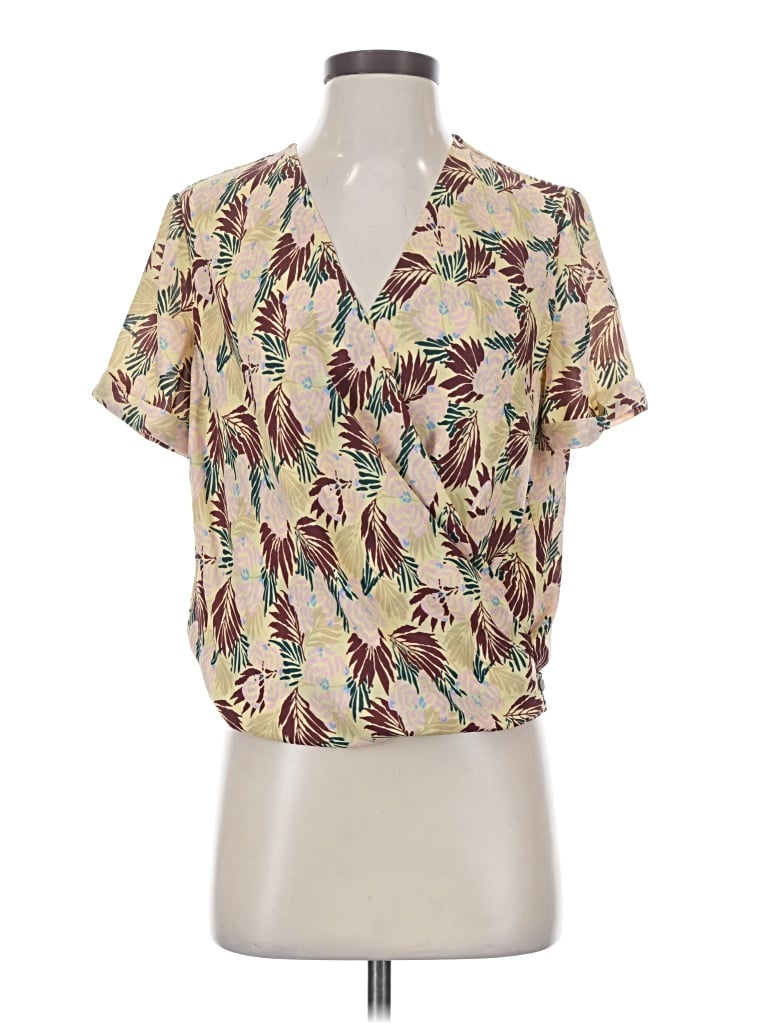 Pre-owned Scotch & Soda Short Sleeve Blouse In Tan