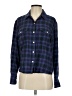 Rag & Bone Plaid Blue Long Sleeve Button-Down Shirt Size S - photo 1