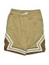 Air Jordan 100% Polyester Chevron-herringbone Gold Athletic Shorts Size 12 - 13 - photo 1